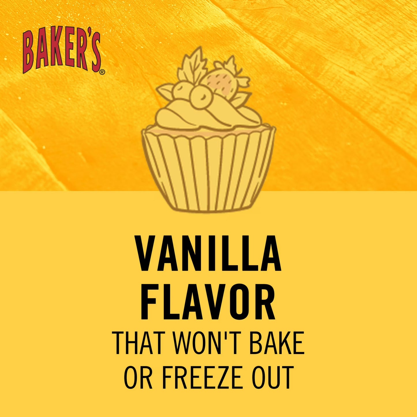 Baker's Kosher Imitation Vanilla Flavor, 8.0 fl oz Bottle