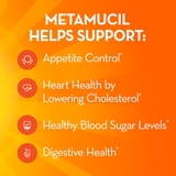 Metamucil Psyllium 4in1 Fiber Supplement Powder, Orange, 55 oz., 2 pk.