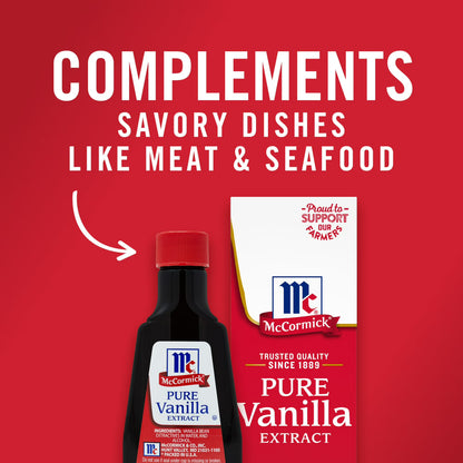 (24 pack) McCormick Pure Vanilla Extract, 2.0 fl oz Box