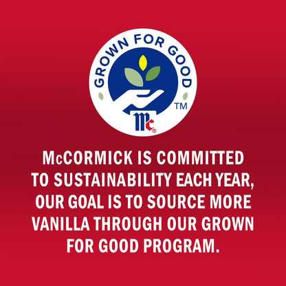 McCormick Non-GMO Gluten Free All Natural Pure Vanilla Extract, 8.0 fl oz Bottle