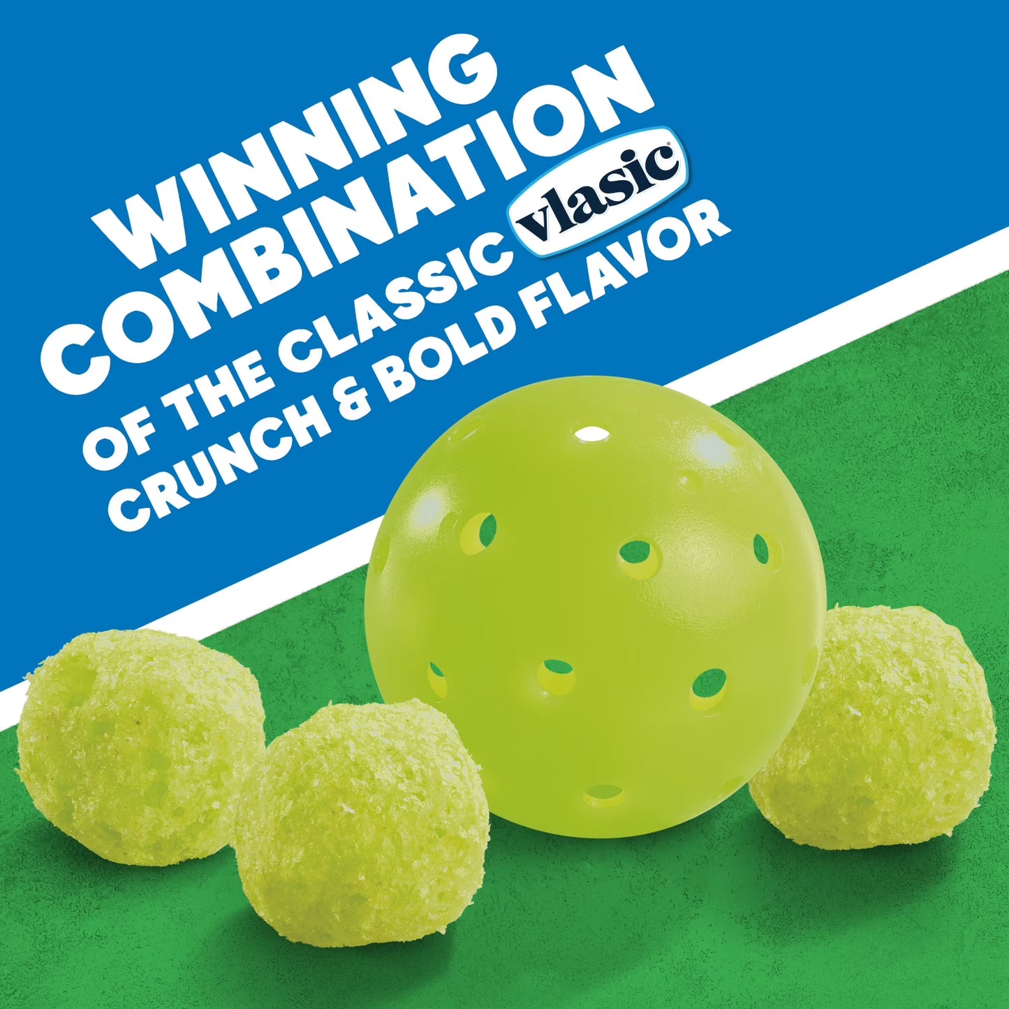 Vlasic Pickle Balls, Dill Pickle Flavored Corn Puffs, Pickleball Gifts, Father’s Day Snacks for Dad, 6.5 oz.