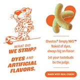 Cheetos Simply NKD, No Dyes No Artificial Flavors Puffs Cheese Flavored Snacks Bag, 8 oz