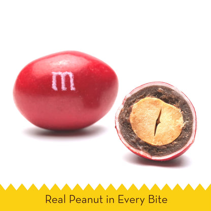 M&M'S Peanut Chocolate Candy Party Size, 42 Ounce Bag, 2 Count