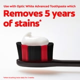 Colgate Optic White Charcoal Soft Toothbrush for Adults, 1 Pack