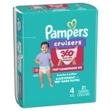 Pampers Cruisers 360 Baby Diapers Size 4, 21 Count (Select for More Options)
