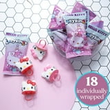 Hello Kitty Lolly Rings, Birthday Party Candy Lollipops, 18 Count, 7.62 Ounces