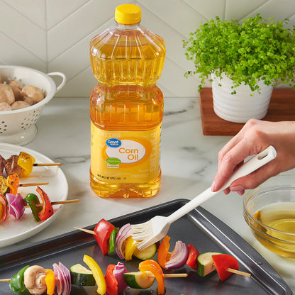 Great Value Corn Oil, Heart Healthy, Great for Frying, 48 fl oz Bottle
