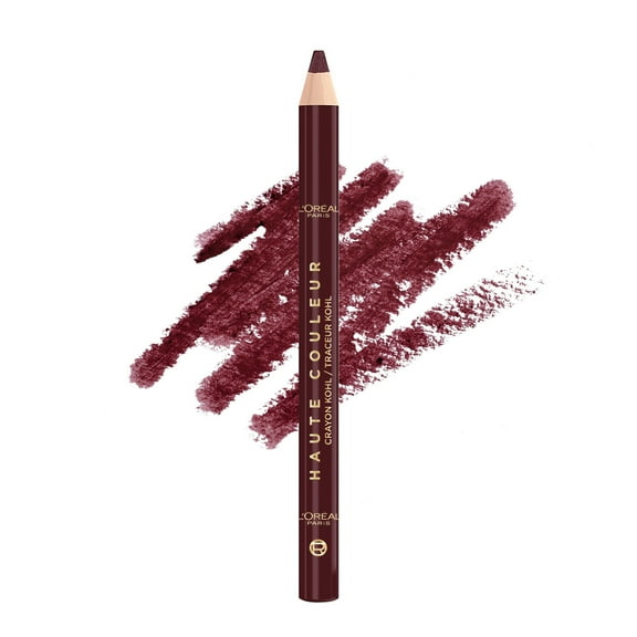 L'Oreal Paris Haute Couleur Kohl Pencil Eyeliner, Burgundy Cashmere, 0.03 oz