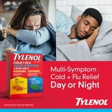 Tylenol Cold + Flu Multi-Symptom Liquid Gels, Day/Night, 72 ct.