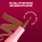 NYX Professional Makeup Lip Lingerie Lip Liner Stain, Waterproof Lip Color, Up To No Good, 0.03 fl oz