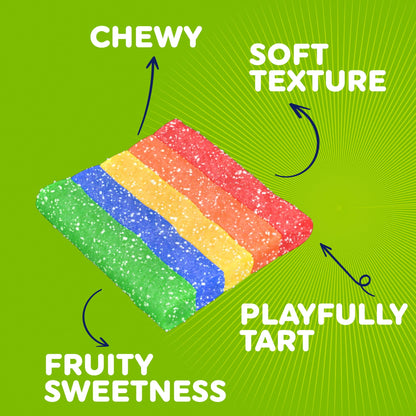 (3 pack) Airheads Xtremes Bites Peanut-Free Rainbow Berry Chewy Sour Candy, 9 oz Resealable Bag