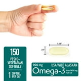 Member's Mark 900 mg Omega-3 from Fish Oil Softgels, 150 ct.