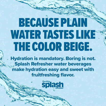Splash Kiwi Watermelon Sparkling Water, 12 fl oz, 8 Cans