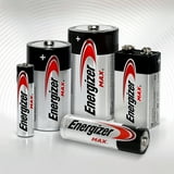 (2 pack) Energizer MAX 9V Batteries (4 Pack), 9 Volt Alkaline Batteries