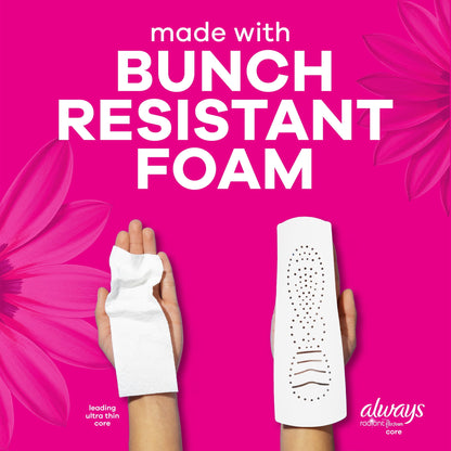(3 pack) Always Radiant with FlexFoam Pads, Size 2, Heavy, Wings, 48 Count