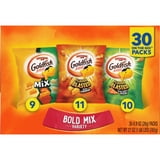 Goldfish Bold Mix Variety Pack Snack Crackers, 1 oz Snack Packs, 30 Count
