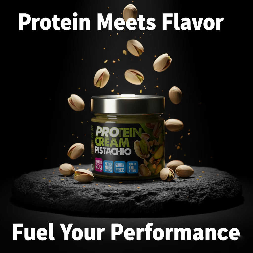 Scyavuru Pistachio Protein Cream Spread, 24g Protein, 7.05 oz (200g), Italian Pistachio Spread, Product of Italy