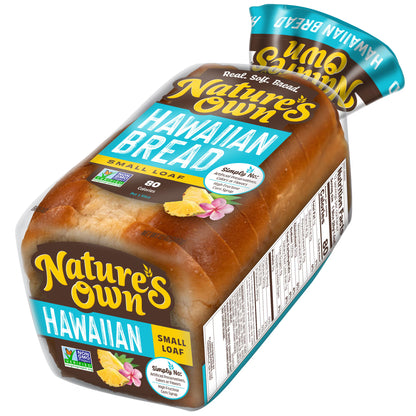 Nature's Own Hawaiian, Non-GMO Small Loaf Bread, Sandwich Bread, 12 oz Loaf