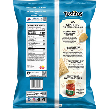 Tostitos Restaurant Style Original Tortilla Chips, 17 oz Party Size Bag