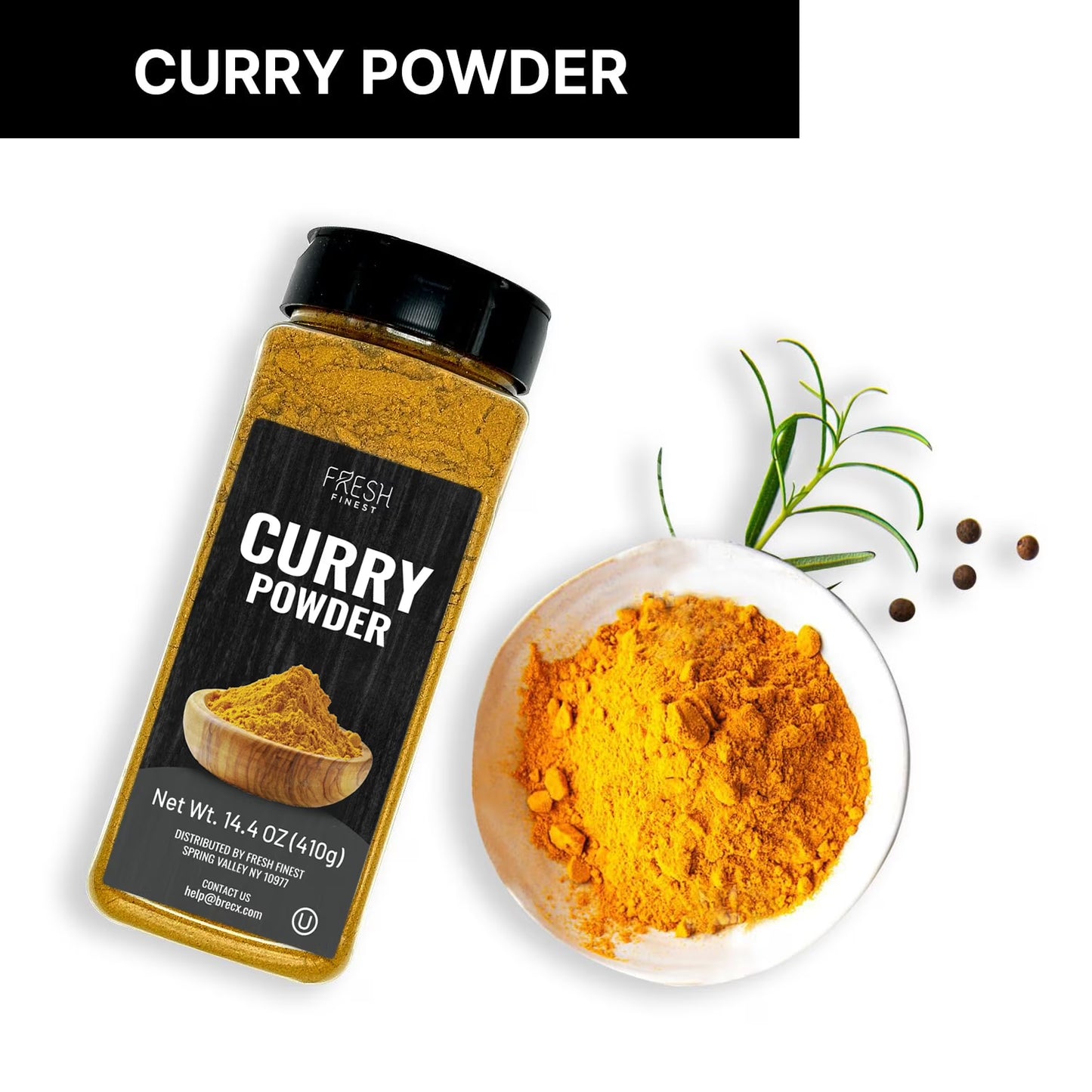 Curry Powder - 14.4 oz (410G) - Authentic Blend of Spices, Perfect for Culinary Adventures, Securely Packaged
