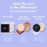 e.l.f. Set It Bright Correcting & Brightening Setting Powder Quad, Light, 0.37 oz