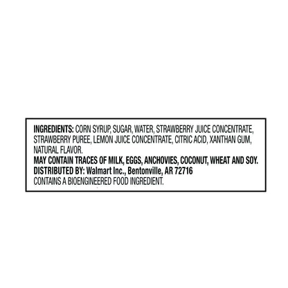 (2 pack) Great Value Strawberry Fruit Syrup, 12 fl oz