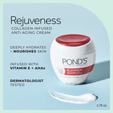 (5 pack) POND’S Rejuveness Face Cream, Anti-Aging Moisturizer with Collagen, AHAs & Vitamin E – 1.75 oz