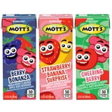 Mott’s Lunchbox Favorites Juice Drink Variety Pack, 6.75 fl oz, 32 Count Boxes