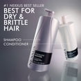 Nexxus Therappe Ultimate Moisture Shampoo for Dry Hair, Deep Hydration By Polysoft Hydrator Technology With Tri- Lipids, 33.8 fl oz