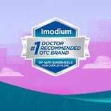 Imodium Multi-Symptom Relief Anti-Diarrheal Caplets 2mg Loperamide & Simethicone 125 mg, 24 Count
