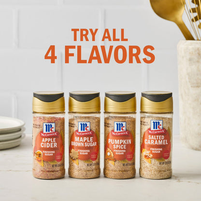McCormick Finishing Sugar 2 Pack - Apple Cider andMaple Brown Sugar