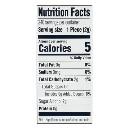 Orbit White Peppermint Soft Chew Gum, 40 Pieces, 6 Count