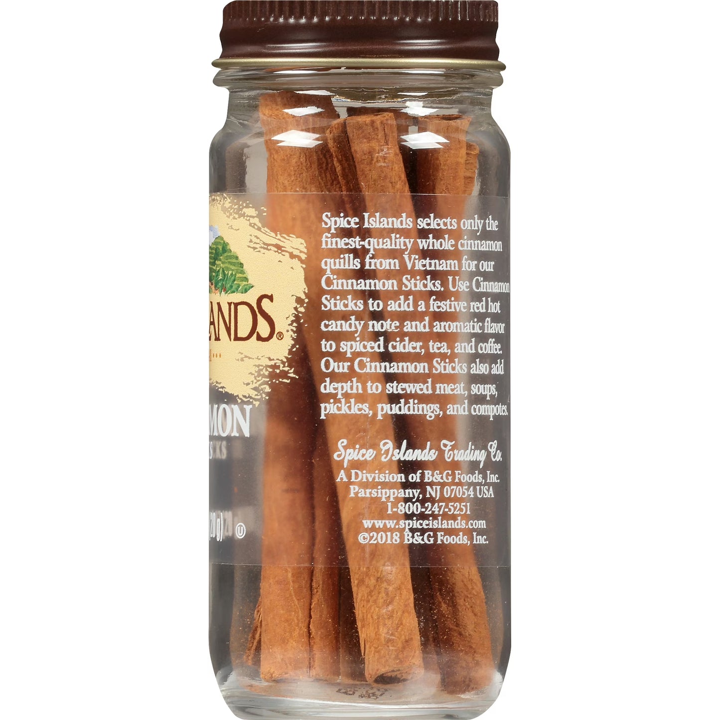 Spice Islands Cinnamon Sticks, Kosher, 0.7 oz