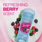 Secret Fresh Antiperspirant Deodorant Clear Gel, Berry, 3.4 oz