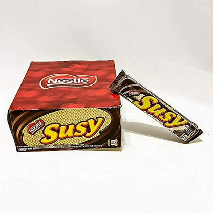 Nestle Susy Maxi Chocolate Wafer Cookies – 18 Pack (50gr/1.76oz Each)
