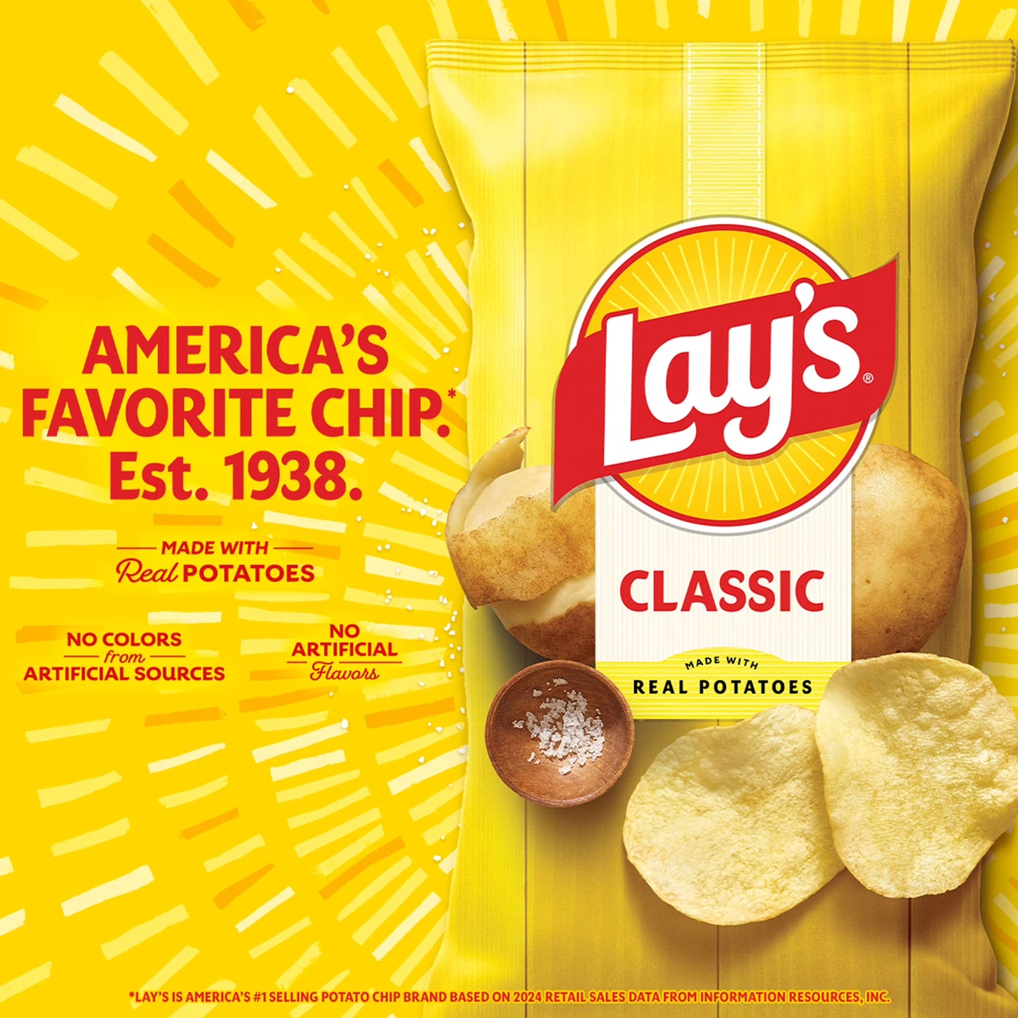 Lays All Dressed Potato Chips 7.75 oz Bag