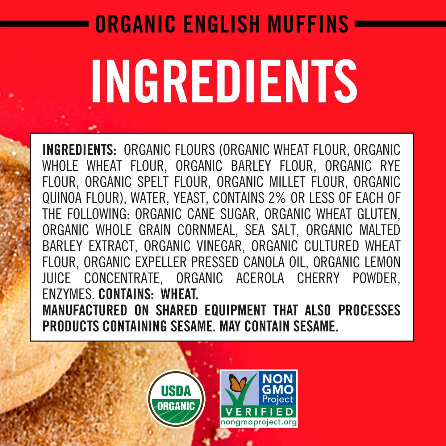 Dave's Killer Bread Killer Classic English Muffins, Organic English Muffins, 6 Count