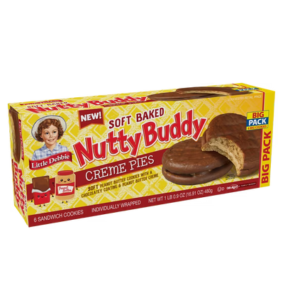 Little Debbie Big Pack Nutty Buddy Creme Pies