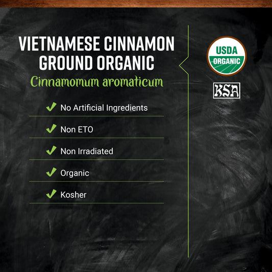 Frontier Co-op Certified Organic Vietnamese Cinnamon, 5.11 oz. Bag