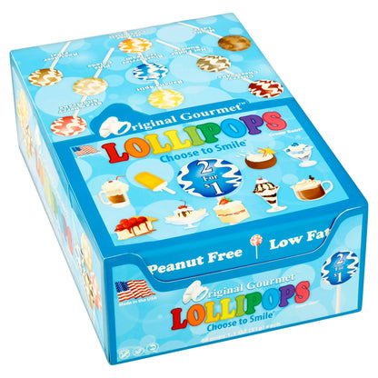 Original Gourmet Cream Swirl Lollipops, 1.1 oz, 48 count