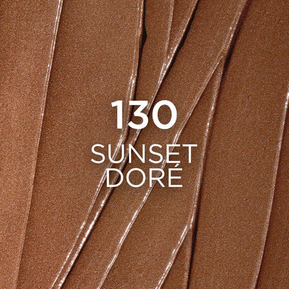 L'Oreal Paris Lumi Bronze Le Stick Soleil Bronzer Stick, Cream-To-Powder Bronzer For A Sunkissed Face Makeup Glow, 130 Sunset Doré