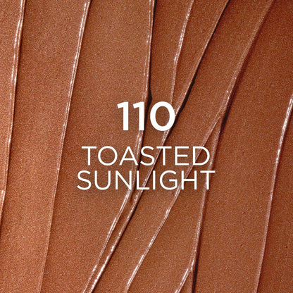 L'Oreal Paris Lumi Bronze Le Stick Soleil Bronzer Stick, Cream-To-Powder Bronzer For A Sunkissed Face Makeup Glow, 110 Toasted Sunlight