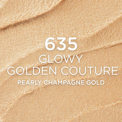 L'Oreal Paris True Match Lumi Le Glow Highlighter Stick, Luminous, Satin, Glowy Highlighter for Face and Body, 635 Golden Couture, 0.17 Oz