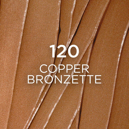 L'Oreal Paris Lumi Bronze Le Stick Soleil Bronzer Stick, Cream-To-Powder Bronzer For A Sunkissed Face Makeup Glow, 120 Copper Bronzette