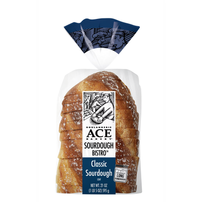 ACE Bakery Pre-Sliced Sourdough Bread Loaf, 21oz