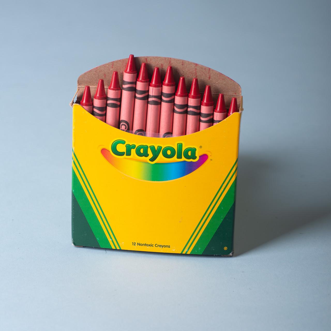 Crayola Crayons, Red, Single Color Crayon Refill, 12 Count Bulk Crayons, School Supplies