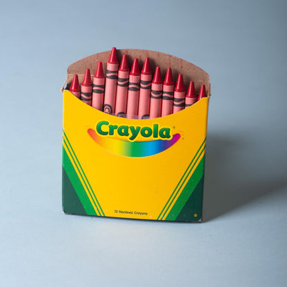 Crayola Crayons, Red, Single Color Crayon Refill, 12 Count Bulk Crayons, School Supplies