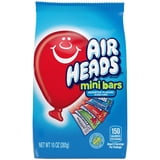 Airheads Candy Variety Bag, Individually Wrapped Assorted Fruit Mini Bars, Nut Free, 10 oz