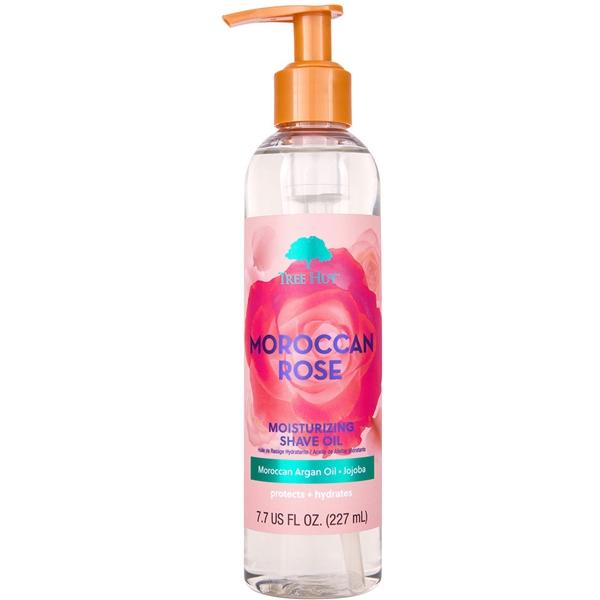 Tree Hut Moroccan Rose Shave Routine Bundle, Pre-Shave Foaming Polish, Moisturizing Shave Oil, and After Shave Serum, Exfoliates, Hydrates & Soothes for Smooth, Soft Skin