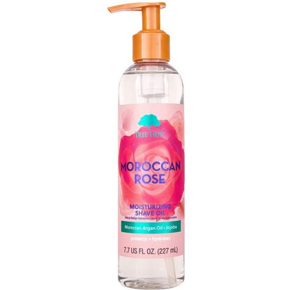 Tree Hut Moroccan Rose Shave Routine Bundle, Pre-Shave Foaming Polish, Moisturizing Shave Oil, and After Shave Serum, Exfoliates, Hydrates & Soothes for Smooth, Soft Skin